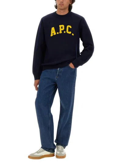 Apc A.p.c. Relaxed Jeans In Blue