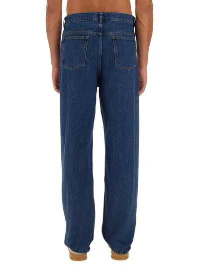 Apc A.p.c. Relaxed Jeans In Blue