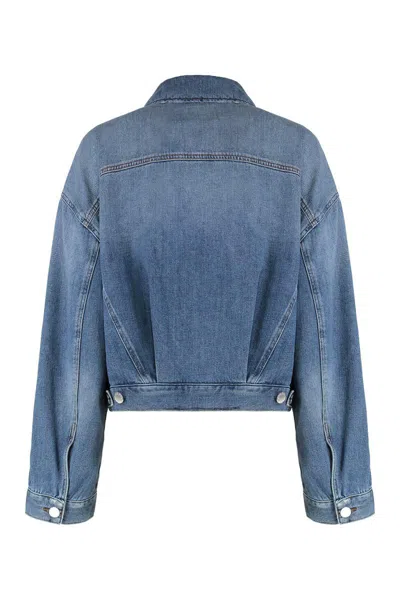 Pinko Distressed Denim Jacket