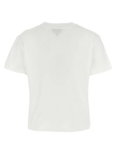 Apc A.p.c. Unisex Boxy T-shirt In Organic Cotton White Short Sleeves Women