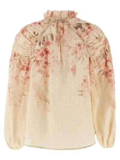 Zimmermann Women 'illuminate Billow' Blouse In Multi