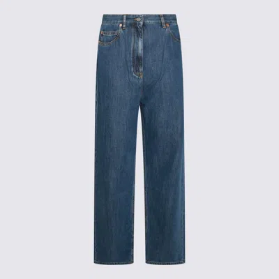 Valentino Wide Leg Denim Jeans