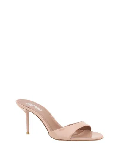 Paris Texas 'lidia' Pink Mules With Stiletto Heel In Patent Leather Woman