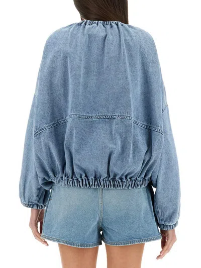 Alysi Denim Bomber Jacket