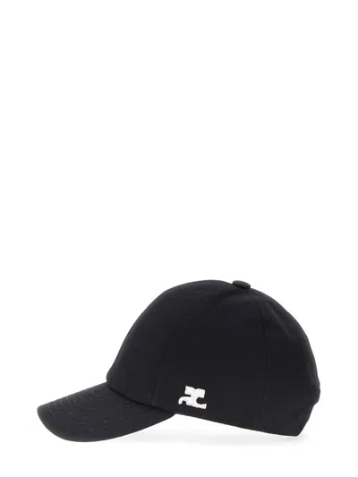 Courrèges Baseball Hat With Logo