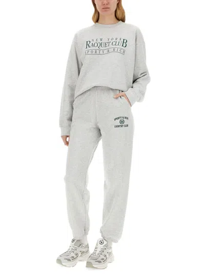 Sporty And Rich Sporty & Rich Sweatshirt With Logo Unisex