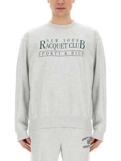 Sporty And Rich Sporty & Rich Sweatshirt With Logo Unisex
