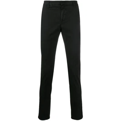 Dondup Belt Ring Casual Pants In Black
