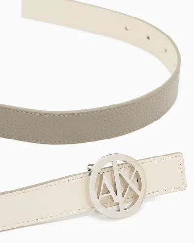 Armani Exchange Logo Buckle Belt