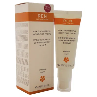 Ren Wake Wonderful Night-time Facial By  For Unisex - 1.3 oz Treatment