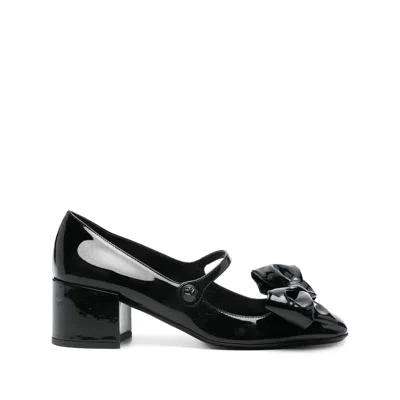 Valentino Bowjane Patent Leather Mary Jane Pumps In Black