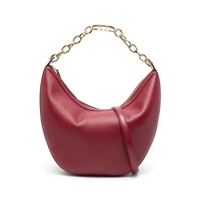 Valentino Vlogo Moon Shoulder Bag In Red