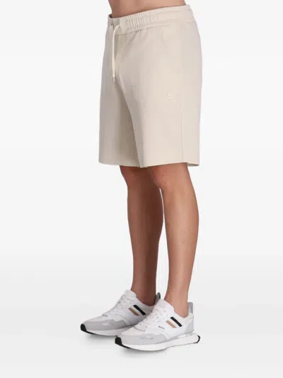 Hugo Boss Drawstring-waist Shorts In Pink