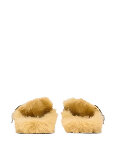 Balmain Faux-fur Lining Mules