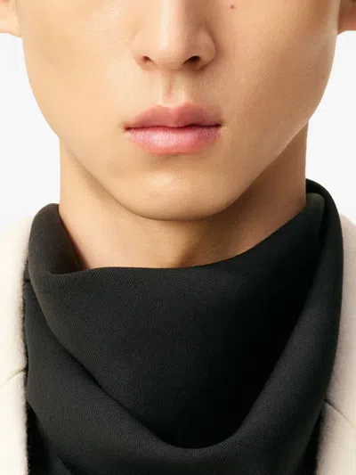 Ami Alexandre Mattiussi Ami De Coeur Wool Beanie In Black