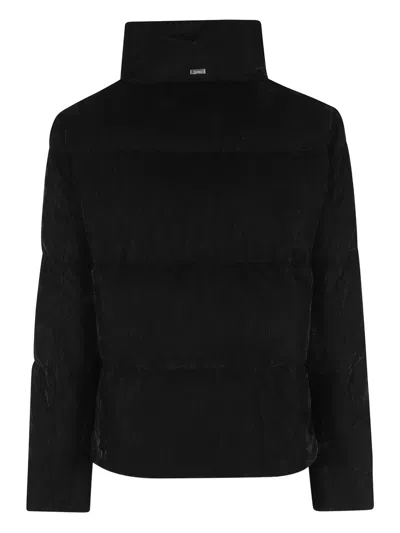 Herno Short Velvet Down Jacket Clothing