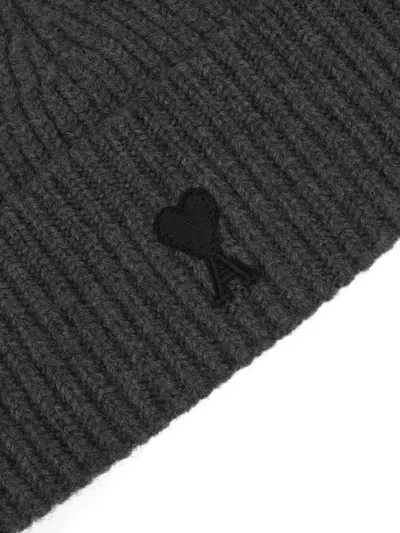 Ami Alexandre Mattiussi Ami De Coeur Wool Beanie