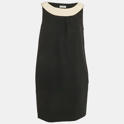 Pre-owned Moschino Black Chiffon Sleeve;es