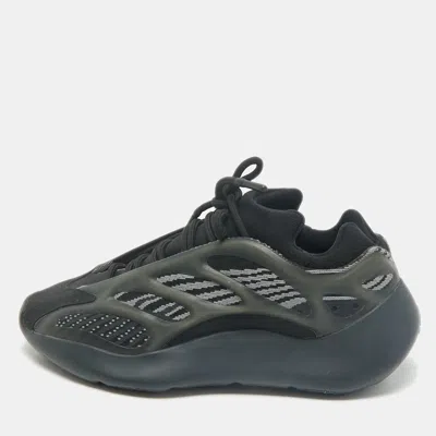 Pre-owned Yeezy X Adidas Black Knit Fabric 700 V3 Alvah Sneakers Size 36 2/3