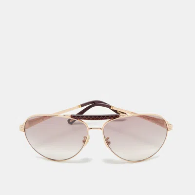 Pre-owned Chopard Purple Sch870s Aviator Sunglasses