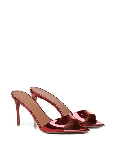 Giuliano Galiano 80mm Alixia Mules In Red