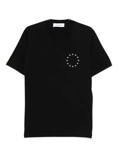 Etudes Studio Europa Star-embellished T-shirt In Black