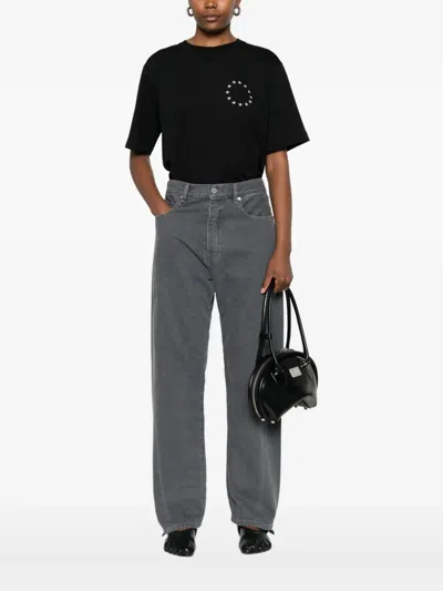 Etudes Studio Europa Star-embellished T-shirt In Black
