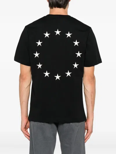 Etudes Studio Europa Star-embellished T-shirt In Black