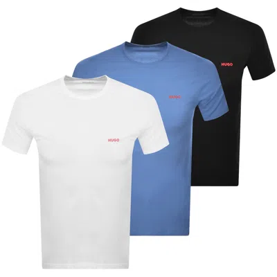 Hugo Boss Hugo 3 Pack Crew Neck T Shirts In Multi