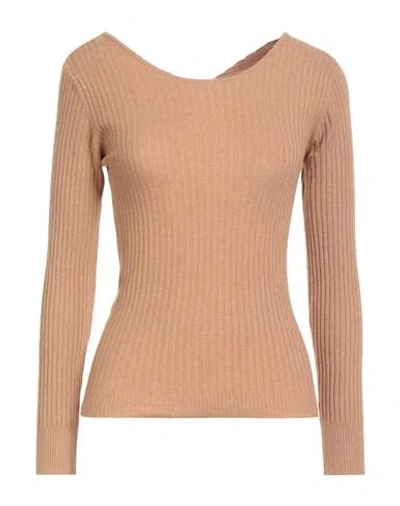 King Kong Woman Sweater Camel Size M Viscose, Polyester, Polyamide
