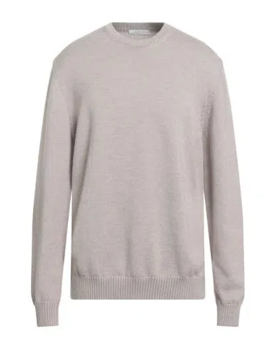 Diktat Man Sweater Beige Size Xxl Merino Wool In Gray