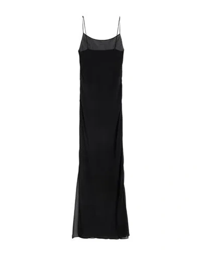 Tom Ford Woman Maxi Dress Black Size 10 Silk, Elastane