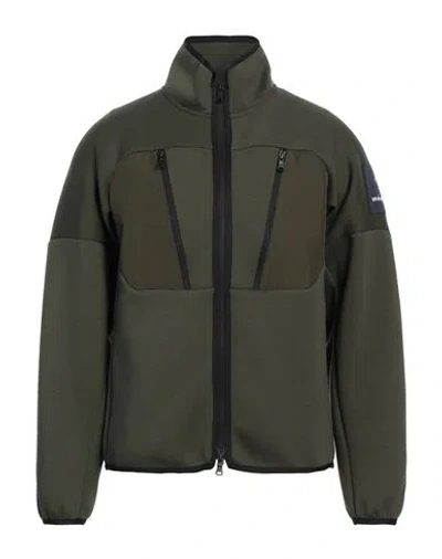 Paul & Shark Man Jacket Military Green Size Xs Polyester, Viscose, Elastane In Green