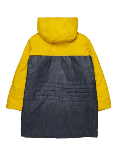 Dsquared2 Concealed-fastening Raincoat In Yellow