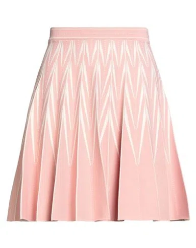 Mcq By Alexander Mcqueen Mcq Alexander Mcqueen Woman Mini Skirt Light Pink Size S Viscose, Polyester, Polyamide, Elastane In Pink