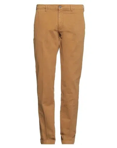 40weft Man Pants Camel Size 36 Cotton, Elastane