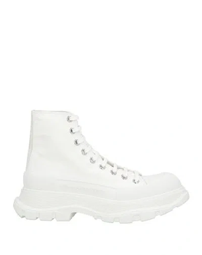 Mcq By Alexander Mcqueen Mcq Alexander Mcqueen Man Sneakers White Size 8 Textile Fibers In White