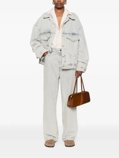 Etudes Studio Button-fastening Denim Jacket In Blue