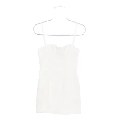 Sir Embroidered Spaghetti-strap Mini Dress In White