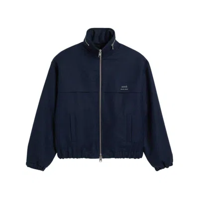 Ami Alexandre Mattiussi Elasticated Waist Zipped Windbreaker