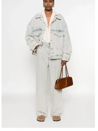 Etudes Studio Ring-detail Jeans In Gray