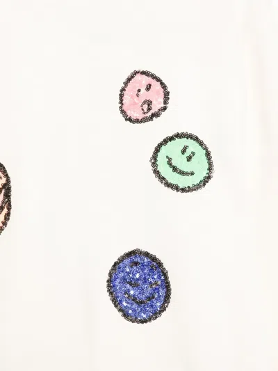 Molo Sequin-embellished Sweatshirt In White