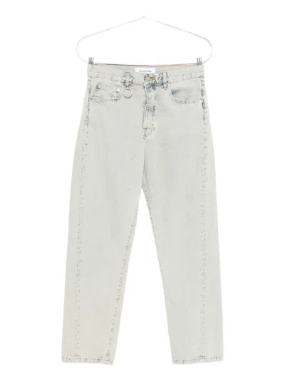 Etudes Studio Ring-detail Straight Jeans In Blue