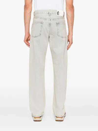 Etudes Studio Ring-detail Straight Jeans In Blue