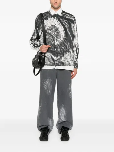 Etudes Studio Trompe L'oeil-print Shirt In Black