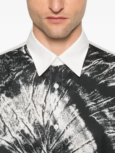 Etudes Studio Trompe L'oeil-print Shirt In Black