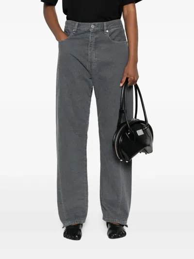 Etudes Studio Logo-patch Jeans In Gray