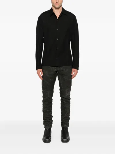 Layer Zero Button-detail Long-sleeve Shirt