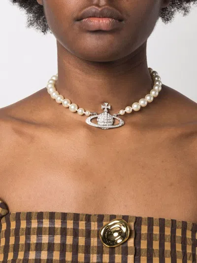 Vivienne Westwood One Row Pearl Choker