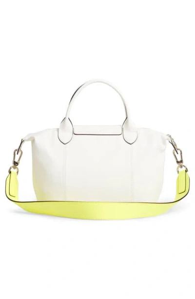 Longchamp Small Le Pliage Logo Leather Tote